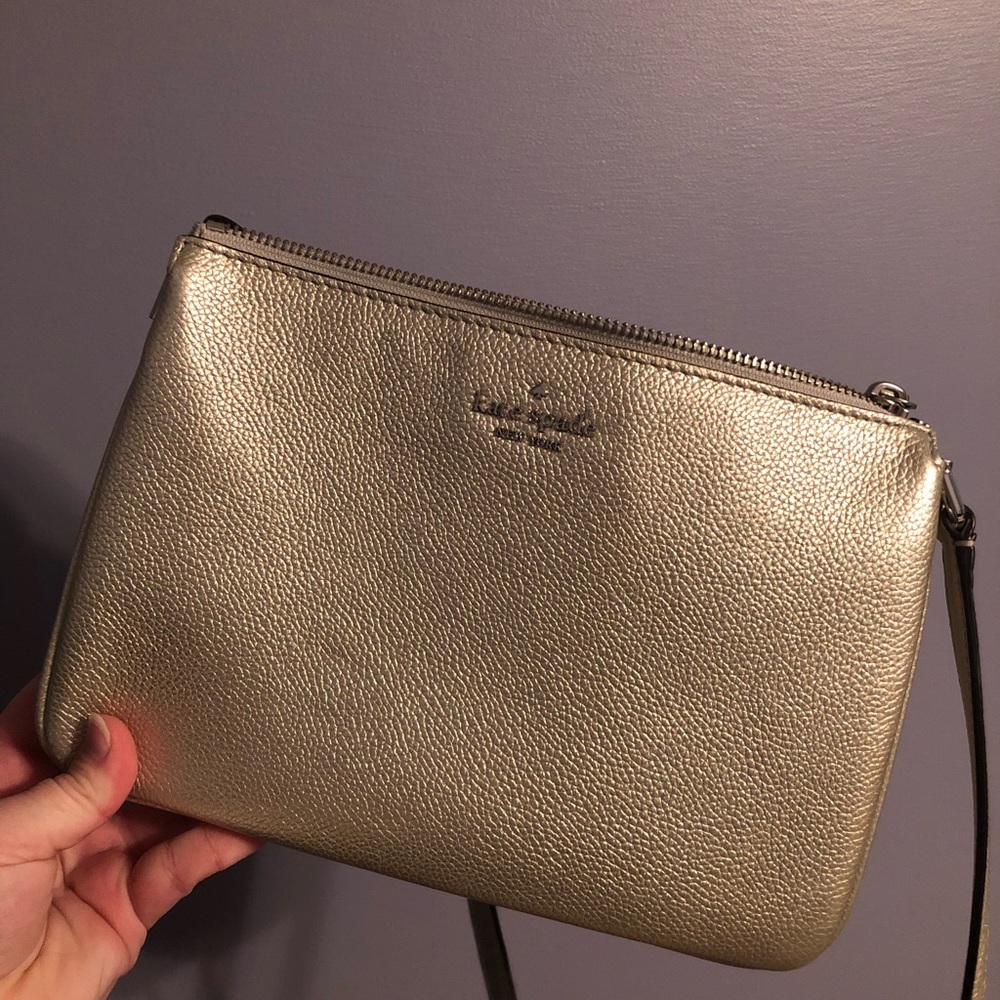 Kate Spade Gold Crossbody Bag - Picture 3 of 8